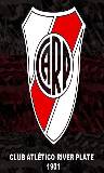 Logo River Plate sobre Fondo Negro